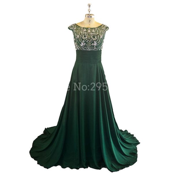 party dresses emerald green long prom backless empire formal evening gown with beads 2021 vestido de festa, White;black
party dresses emerald green long prom backless empire formal evening gown with beads 2021 vestido de festa, White;black