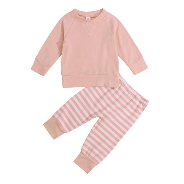 clothing sets 2 pieces baby’s sets,casual cotton fashion solid color long sleeve pullover and stripe elastic pants for kids, White
clothing sets 2 pieces baby’s sets,casual cotton fashion solid color long sleeve pullover and stripe elastic pants for kids, White