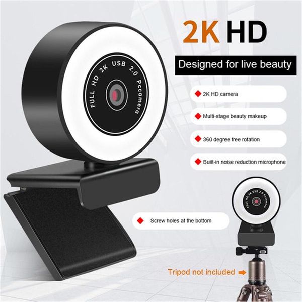 webcams hd 1080p webcam computer pc web camera with microphone for live broadcast video calling conference fill light cam
webcams hd 1080p webcam computer pc web camera with microphone for live broadcast video calling conference fill light cam