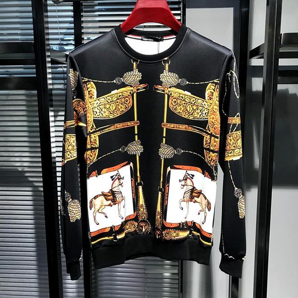 men's hoodies & sweatshirts wz0997 fashion 2021 runway luxury european design party style clothing, Black
men's hoodies & sweatshirts wz0997 fashion 2021 runway luxury european design party style clothing, Black