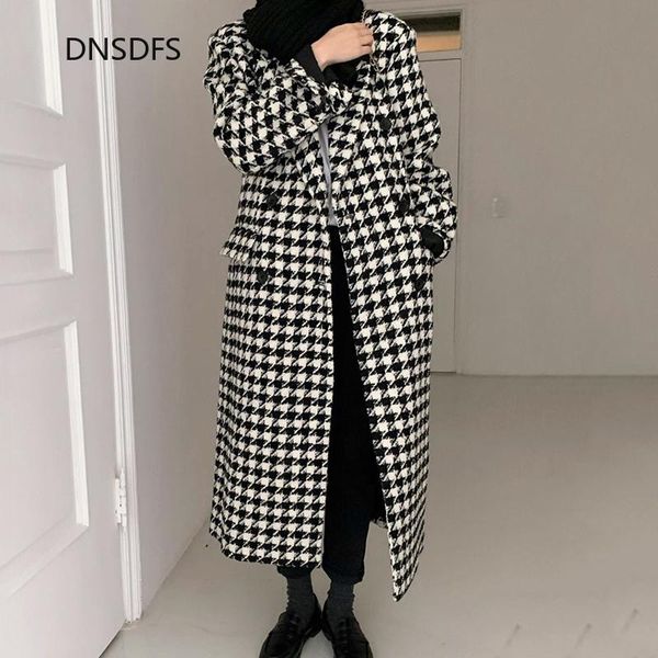 women's wool & blends korean chic women long tweed jacket coats autumn black winter clothes vintage classic plaid lapel double breasted
women's wool & blends korean chic women long tweed jacket coats autumn black winter clothes vintage classic plaid lapel double breasted