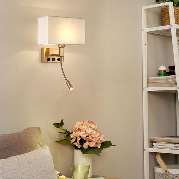 wall lamps nordic led with small reading spotlight and usb charging port for apartment bedroom bedside multifunction luminaire
wall lamps nordic led with small reading spotlight and usb charging port for apartment bedroom bedside multifunction luminaire