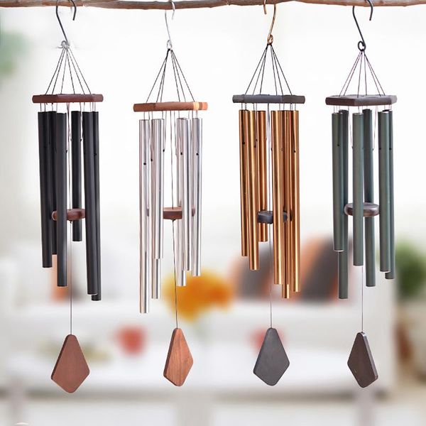 decorative objects & figurines 28 inches 6 pipe metal wind chimes ornament garden patio outdoor wall hanging home decor 
decorative objects & figurines 28 inches 6 pipe metal wind chimes ornament garden patio outdoor wall hanging home decor