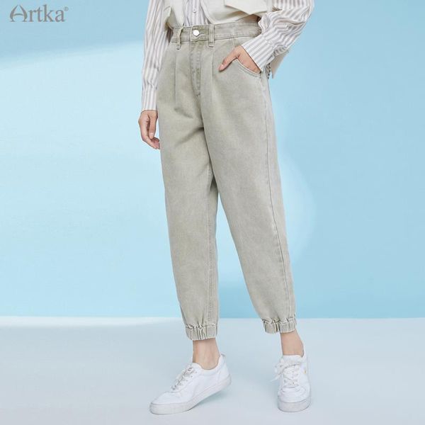 women's jeans artka 2021 spring women fashion casual high waist denim trousers loose straight pencil pants kn22110c, Blue
women's jeans artka 2021 spring women fashion casual high waist denim trousers loose straight pencil pants kn22110c, Blue