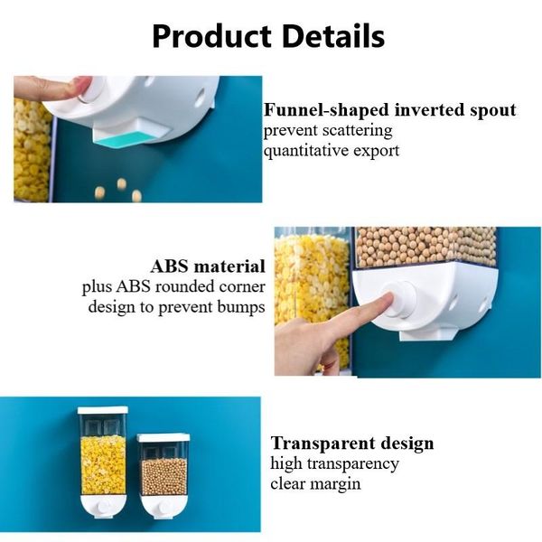 storage bottles & jars non-marking wall hanging press output multi-grain jar transparent visible snack dried fruit sealed
storage bottles & jars non-marking wall hanging press output multi-grain jar transparent visible snack dried fruit sealed
