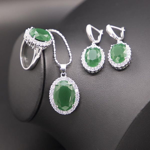 earrings & necklace gzjy women green red crystal jewelry sets 925 silver stamp drop pendant ring for cocktail party gifts
earrings & necklace gzjy women green red crystal jewelry sets 925 silver stamp drop pendant ring for cocktail party gifts