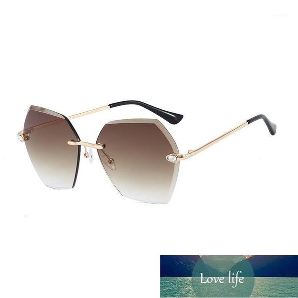sunglasses brand fashionable rimless custom logo uv400 polarized sun glasses for womens as0441, White;black
sunglasses brand fashionable rimless custom logo uv400 polarized sun glasses for womens as0441, White;black