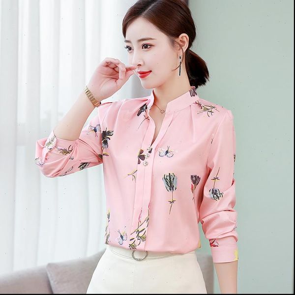 women blouses chiffon shirt spring autumn fashion turn down collar long sleeve floral print shirts casual plus size 5xl, White
women blouses chiffon shirt spring autumn fashion turn down collar long sleeve floral print shirts casual plus size 5xl, White