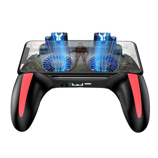 game controllers & joysticks h10 4 in 1 dual fan cooling gamepad auxiliary button grip with stand 2500mah / 5000mah power bank function 
game controllers & joysticks h10 4 in 1 dual fan cooling gamepad auxiliary button grip with stand 2500mah / 5000mah power bank function