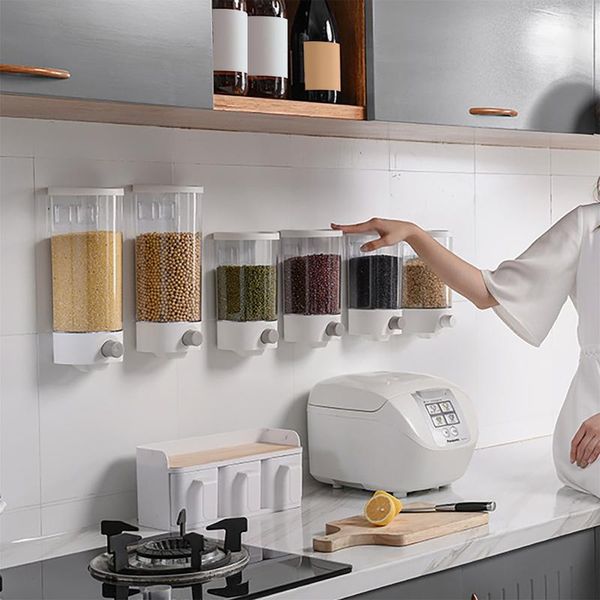 storage bottles & jars cereal container set airtight food for kitchen dried grains tank
storage bottles & jars cereal container set airtight food for kitchen dried grains tank