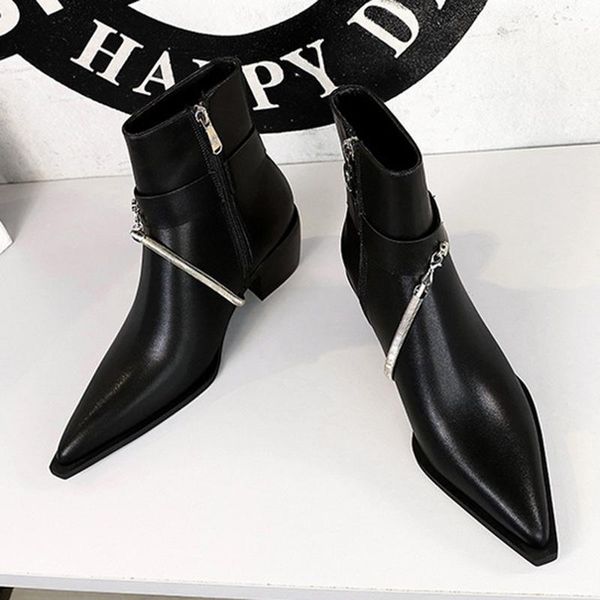boots trendy metal decoration riding women winter mid-calf knight botas pointed toe chunky high heels modern bottes femme 2021, Black
boots trendy metal decoration riding women winter mid-calf knight botas pointed toe chunky high heels modern bottes femme 2021, Black