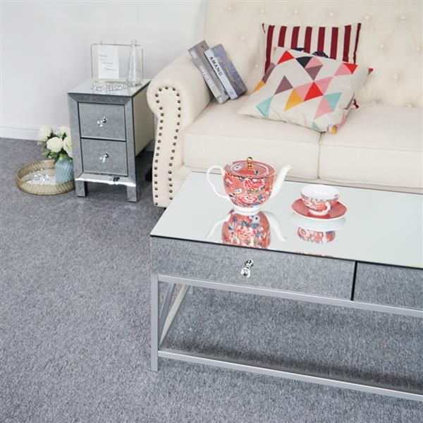 bedroom furniture fch mirror two drawer bedside table silver nordic simple small coffee table modern and contemporary
bedroom furniture fch mirror two drawer bedside table silver nordic simple small coffee table modern and contemporary