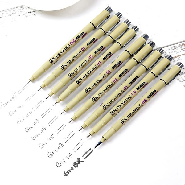 1 pcs gn pigma micron needle for drawing sketch cartoon archival ink gel pen stationey animation art supplies
1 pcs gn pigma micron needle for drawing sketch cartoon archival ink gel pen stationey animation art supplies