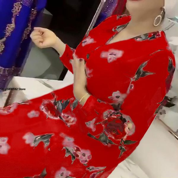ethnic clothing african dresses for women spring autumn v-neck printing polyester long dress maxi clothes, Red
ethnic clothing african dresses for women spring autumn v-neck printing polyester long dress maxi clothes, Red