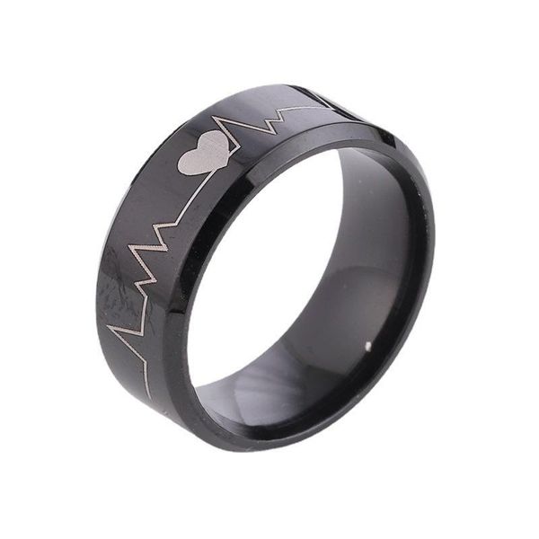 cluster rings ring for men stainless steel titanium metal retro electrocardiogram wave heartbeat friend couple gifts anillos para hombre, Golden;silver
cluster rings ring for men stainless steel titanium metal retro electrocardiogram wave heartbeat friend couple gifts anillos para hombre, Golden;silver