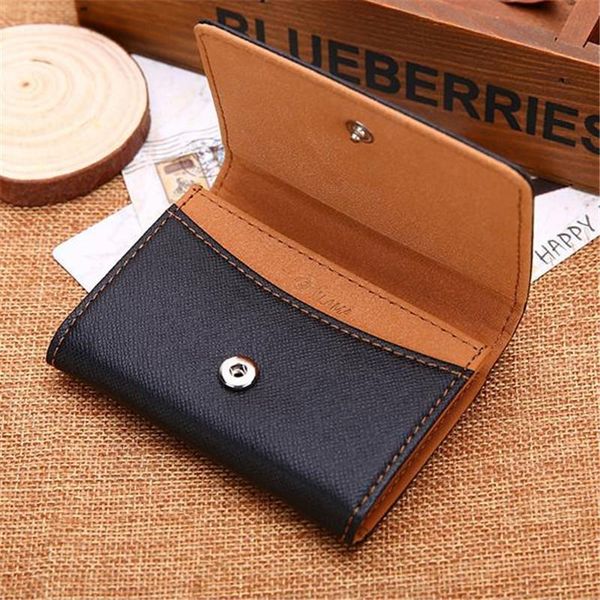 fashion minimalist wallet brand patchwork pu leather wallets men card holder designer coins holders for men hasp purse, Red;black
fashion minimalist wallet brand patchwork pu leather wallets men card holder designer coins holders for men hasp purse, Red;black