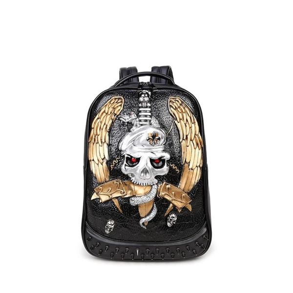 backpack 3d men's relief snake sword student bulk business travel pu leather lapbag bookbag black warframe
backpack 3d men's relief snake sword student bulk business travel pu leather lapbag bookbag black warframe