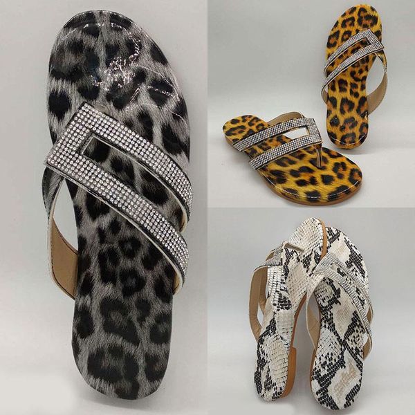 slippers women summer leopard print rhinestone wild outdoor flip-flops casual female beach snake pattern lady, Black
slippers women summer leopard print rhinestone wild outdoor flip-flops casual female beach snake pattern lady, Black
