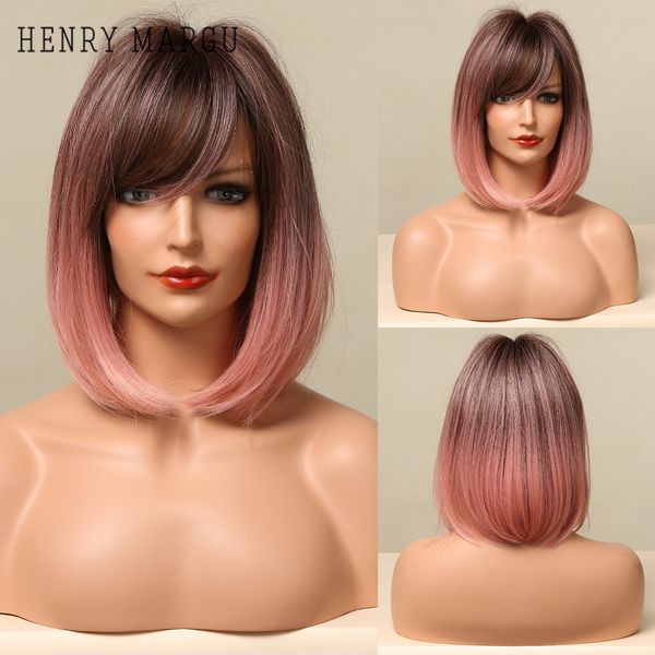 henry margu pink black ombre short bob wigs for women synthetic straight wig with bangs natural cosplay wigs heat resistant
henry margu pink black ombre short bob wigs for women synthetic straight wig with bangs natural cosplay wigs heat resistant