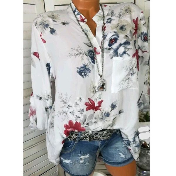 women's blouses & shirts women blouse fashion print retro shirt plus size vintage ladies boho korean clothes gothic, White
women's blouses & shirts women blouse fashion print retro shirt plus size vintage ladies boho korean clothes gothic, White