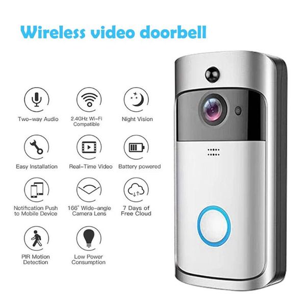 mini cameras wireless video doorbell wi-fi bell pir detection 2-way talk video-eye for apartments door ring security
mini cameras wireless video doorbell wi-fi bell pir detection 2-way talk video-eye for apartments door ring security
