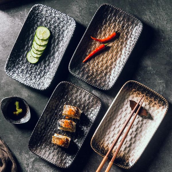 dishes & plates creative ceramic rectangular sushi plate japanese cuisine flat large shallow household kitchen tableware
dishes & plates creative ceramic rectangular sushi plate japanese cuisine flat large shallow household kitchen tableware