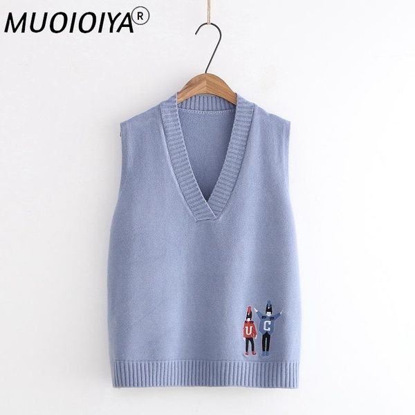 women's vests sweet knitted sweater vest embroidery knit womens ladies sleeveless long pullover v neck cute chic waistcoat plus size, Black;white
women's vests sweet knitted sweater vest embroidery knit womens ladies sleeveless long pullover v neck cute chic waistcoat plus size, Black;white