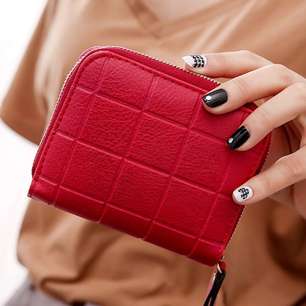 carteras 2019 new fashion womens purse card holder women small wallet zipper clutch coin purse female bag portefeuille femme, Red;black
carteras 2019 new fashion womens purse card holder women small wallet zipper clutch coin purse female bag portefeuille femme, Red;black