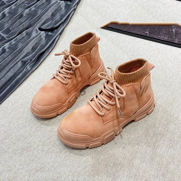 boots women flock ankle for lace-up flats platform autumn 2021 round toe fashion high shoes, Black
boots women flock ankle for lace-up flats platform autumn 2021 round toe fashion high shoes, Black