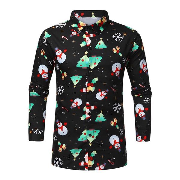 men's casual shirts fashion blouse social autumn winter christmas printed long sleeve, White;black
men's casual shirts fashion blouse social autumn winter christmas printed long sleeve, White;black