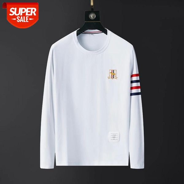 2020 brand men clothing t shirts autumn long sleeve clothes plus size homme black korean style fashion loose #p39b, White;black
2020 brand men clothing t shirts autumn long sleeve clothes plus size homme black korean style fashion loose #p39b, White;black
