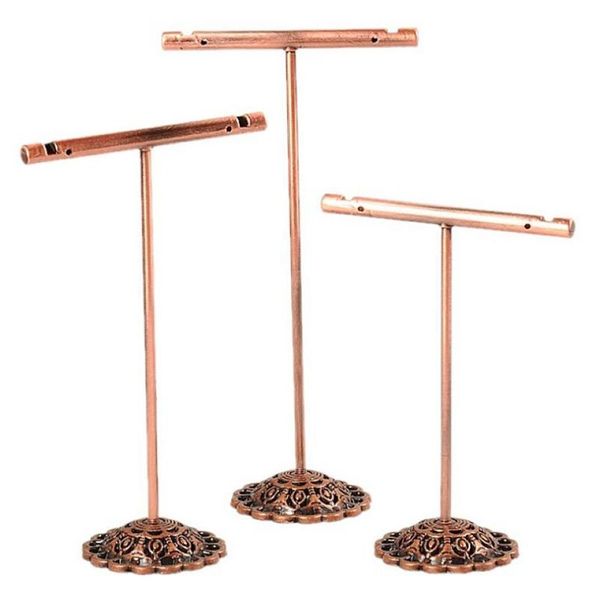 portable earring jewelry display rack metal stud necklace organizer ornament t bar hanger showcase holder stand, Pink;blue
portable earring jewelry display rack metal stud necklace organizer ornament t bar hanger showcase holder stand, Pink;blue