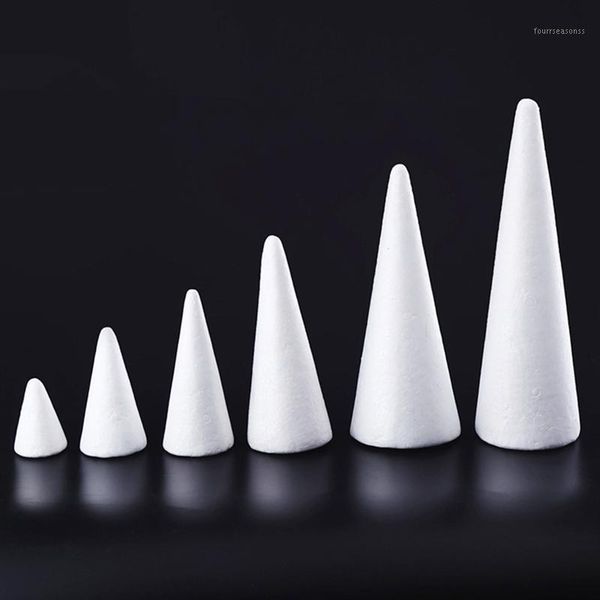 party decoration white solid foam diy cone children handmade craft accessories for home christmas1
party decoration white solid foam diy cone children handmade craft accessories for home christmas1