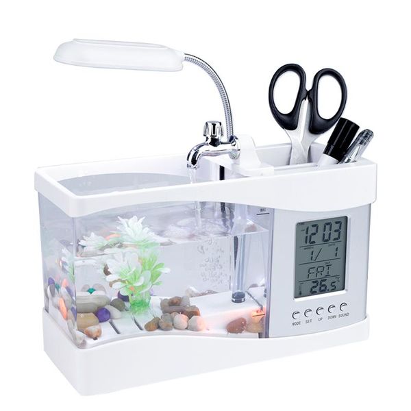 aquariums usb music temperature perpetual calendar pen holder electronic night light automatic circulation mini fish tank box aquariu
aquariums usb music temperature perpetual calendar pen holder electronic night light automatic circulation mini fish tank box aquariu