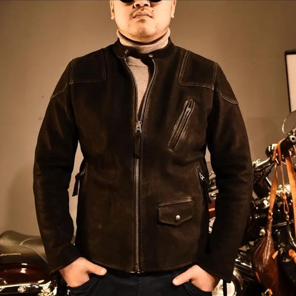men's leather & faux 2021 black american motorcycle style genuine jacket men plus size 3xl real natural cowhide spring slim fit biker c
men's leather & faux 2021 black american motorcycle style genuine jacket men plus size 3xl real natural cowhide spring slim fit biker c