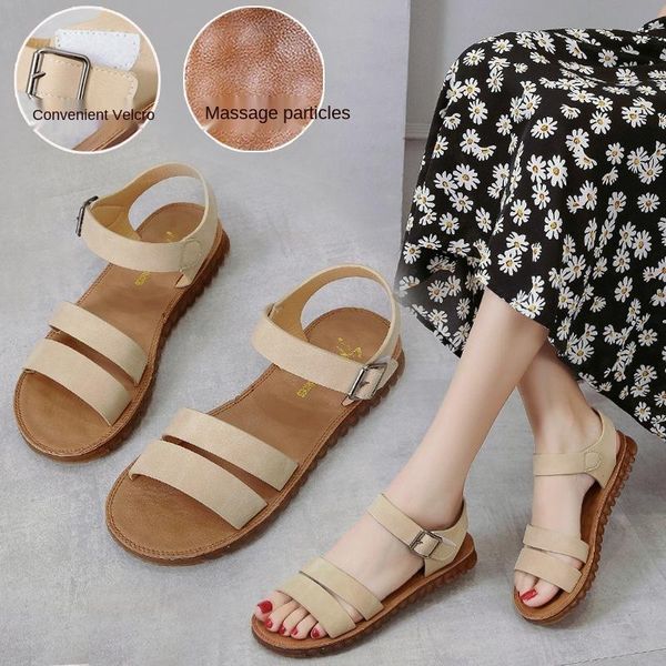 sandals korean women's summer arrival fashion flat shoes leisure outdoor female soft, Black
sandals korean women's summer arrival fashion flat shoes leisure outdoor female soft, Black