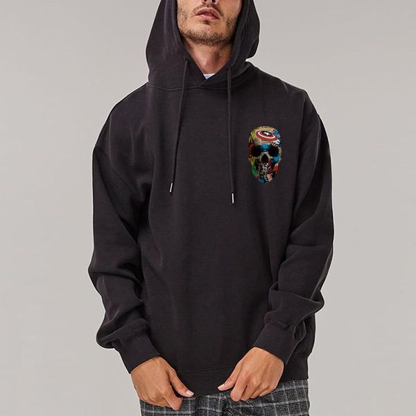 men's hoodies & sweatshirts autumn and winter trend style cotton casual slim-fit skull print high street hip-hop men handsome fashion h, Black
men's hoodies & sweatshirts autumn and winter trend style cotton casual slim-fit skull print high street hip-hop men handsome fashion h, Black