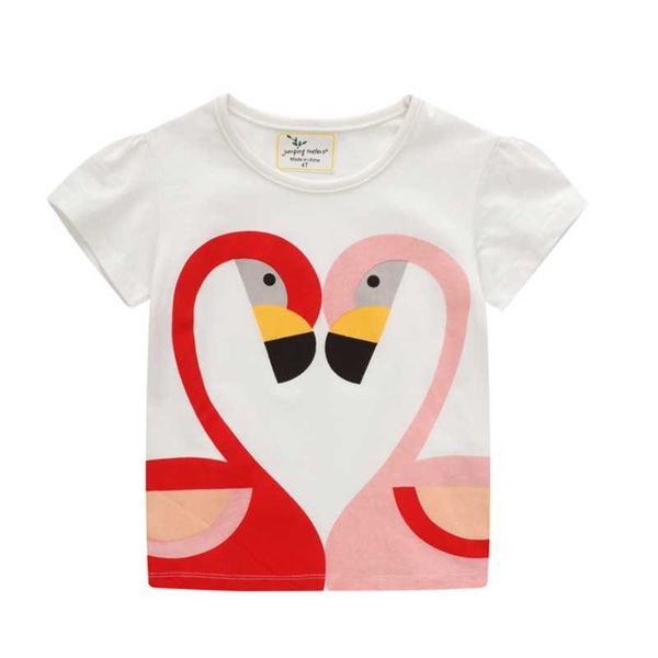 jumping meters summer girls t shirts cotton children's flamingo print fashion short sleeve tees for baby clothes kids shirt 210529, Blue
jumping meters summer girls t shirts cotton children's flamingo print fashion short sleeve tees for baby clothes kids shirt 210529, Blue