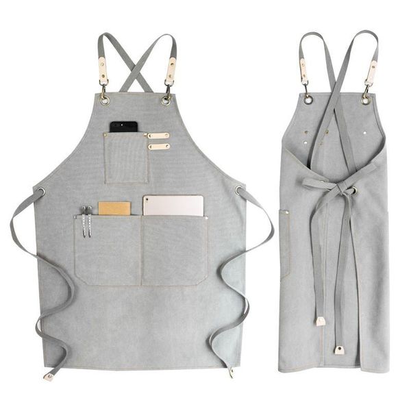 aprons canvas apron barista milk tea shop flower barber fashion denim work clothes for men and women
aprons canvas apron barista milk tea shop flower barber fashion denim work clothes for men and women