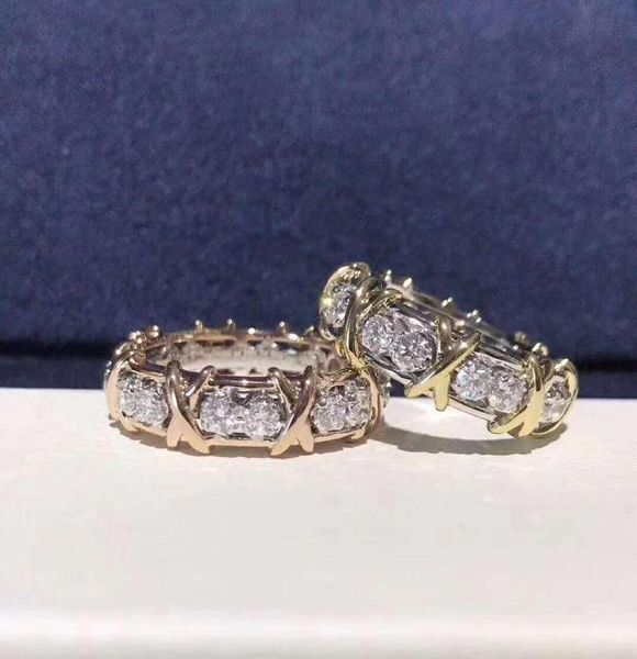 cluster rings couples ring x cross silverware moissanite classical accessories ladies 925 sterling silver jewelry valentine's day gift, Golden;silver
cluster rings couples ring x cross silverware moissanite classical accessories ladies 925 sterling silver jewelry valentine's day gift, Golden;silver