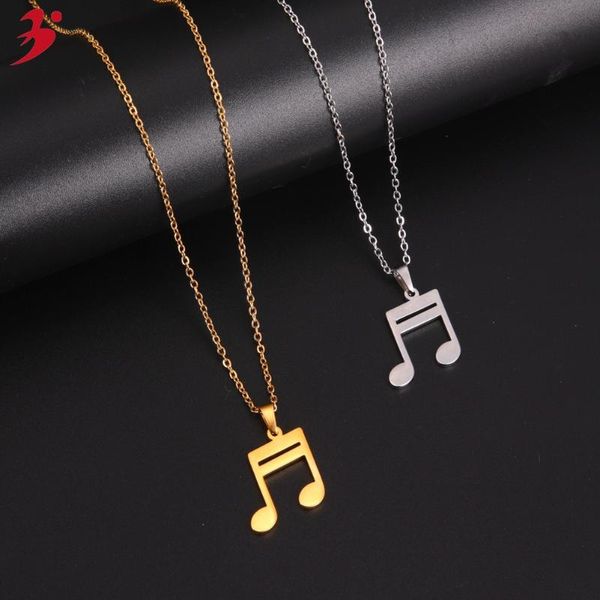pendant necklaces titanium steel musical charm necklace stainless gothic jewelry men's and women's, Silver
pendant necklaces titanium steel musical charm necklace stainless gothic jewelry men's and women's, Silver