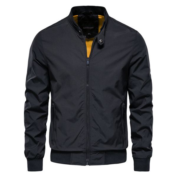 aiopon solid color baseball et casual stand collar bomber s autumn slim fit ets for men, Black;brown 
aiopon solid color baseball et casual stand collar bomber s autumn slim fit ets for men, Black;brown