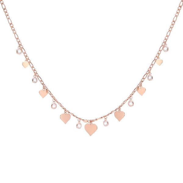 chokers stainless steel necklaces for women jewelry rose gold color heart tassel charming chain necklace gifts bijoux femme 2021, Golden;silver
chokers stainless steel necklaces for women jewelry rose gold color heart tassel charming chain necklace gifts bijoux femme 2021, Golden;silver
