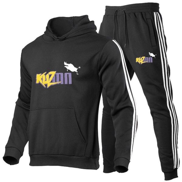 men's tracksuits 2021 sweatpants hoodie set sportswear hooded sweatshirt + pants pullover casual clothing, Gray 
men's tracksuits 2021 sweatpants hoodie set sportswear hooded sweatshirt + pants pullover casual clothing, Gray