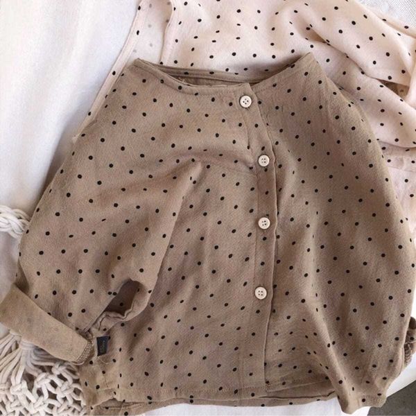 girls babys kids blouse jacket outwear 2021 dots spring autumn short sleeve shirts cotton princess childrens clothing, Red;yellow
girls babys kids blouse jacket outwear 2021 dots spring autumn short sleeve shirts cotton princess childrens clothing, Red;yellow