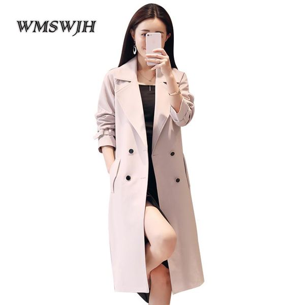 women's trench coats 2021 spring autumn women long coat brand runway catwalk double breasted dust plus size fashion overcoat, Tan;black
women's trench coats 2021 spring autumn women long coat brand runway catwalk double breasted dust plus size fashion overcoat, Tan;black