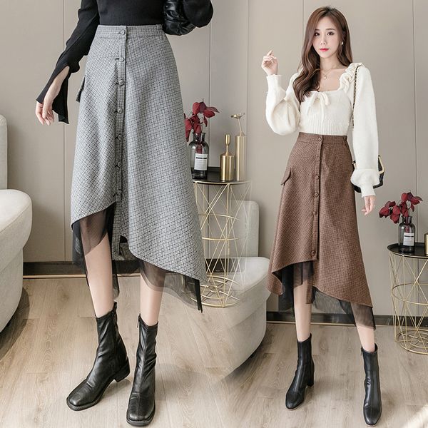 casual female 2021 autumn and winter new fleece knitted large irregular waist half-length high to-line sewing skirt bp5w, Black
casual female 2021 autumn and winter new fleece knitted large irregular waist half-length high to-line sewing skirt bp5w, Black