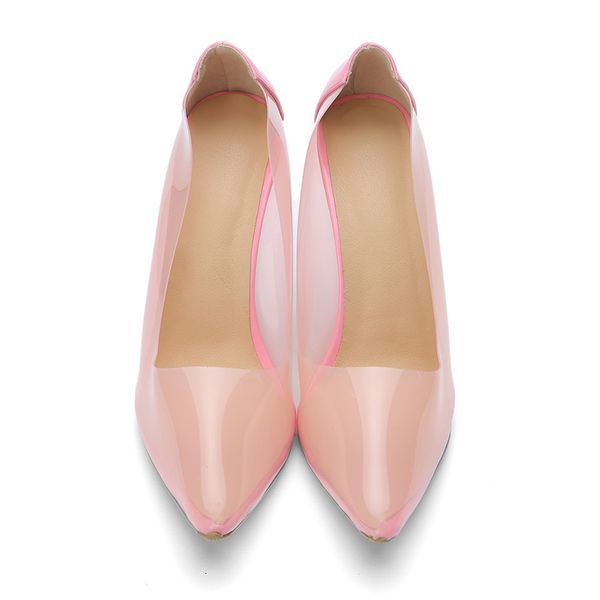 2021 new fashion pointed toe pvc super high heels big size women shoes shallow party nightclub pumps cd6f, Black
2021 new fashion pointed toe pvc super high heels big size women shoes shallow party nightclub pumps cd6f, Black