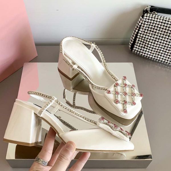 luxurys designers shoe ladies square toe rhinestone thick heels sandals chaussures with a heel height of 8 cm open dress shoes women shallow
luxurys designers shoe ladies square toe rhinestone thick heels sandals chaussures with a heel height of 8 cm open dress shoes women shallow