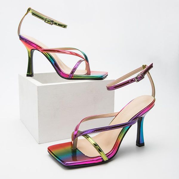 2021 new colorful sandals elegant women slides size 36-42 women sandals summer outdoor sandal thin high heels roman, Black
2021 new colorful sandals elegant women slides size 36-42 women sandals summer outdoor sandal thin high heels roman, Black